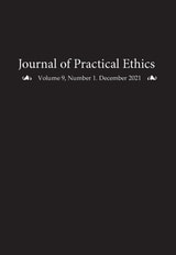 cover of Journal of Practical Ethics, Vol. 9, No. 1