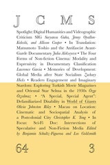 cover of Journal of Cinema and Media Studies, vol. 64, no. 3