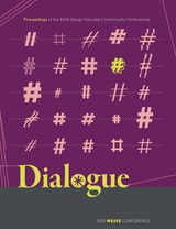 cover of Dialogue: Proceedings of the AIGA Design Educators Community Conferences: WEAVE