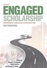 cover of Handbook of Engaged Scholarship: Contemporary Landscapes, Future Directions: Volume 1: Institutional Change