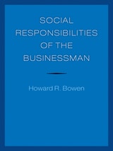 cover of Social Responsibilities of the Businessman