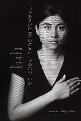 cover of Translingual Poetics: Writing Personhood Under Settler Colonialism