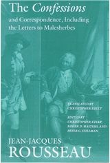 cover of The Confessions and Correspondence, Including the Letters to Malesherbes