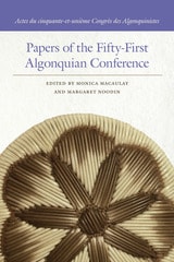 cover of Papers of the Fifty-First Algonquian Conference