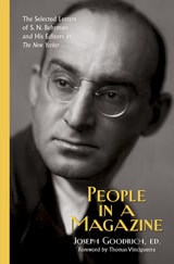 cover of People in a Magazine: The Selected Letters of S. N. Behrman and His Editors at "The New Yorker"