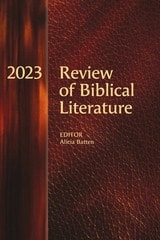 cover of Review of Biblical Literature, 2023