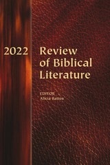 cover of Review of Biblical Literature, 2022