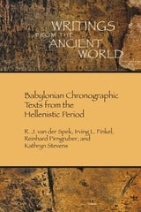 cover of Babylonian Chronographic Texts from the Hellenistic Period