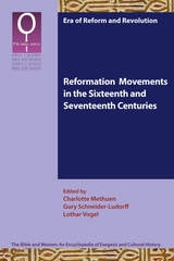 cover of Reformation Movements in the Sixteenth and Seventeenth Centuries