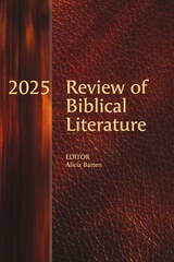 cover of Review of Biblical Literature, 2025
