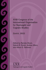 cover of XVIII Congress of the International Organization for Septuagint and Cognate Studies: Zurich, 2022