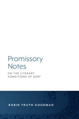 cover of Promissory Notes: On the Literary Conditions of Debt