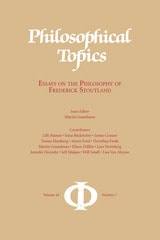 cover of Philosophical Topics 44.1: Essays on the Philosophy of Frederick Stoutland