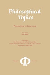 cover of Philosophical Topics 45.2: Philosophy of Language