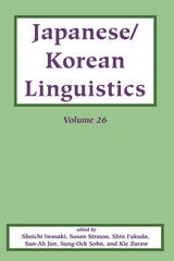 cover of Japanese/Korean Linguistics, Volume 26