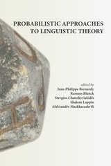 cover of Probabilistic Approaches to Linguistic Theory