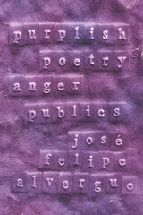 cover of purplish: poetry anger publics