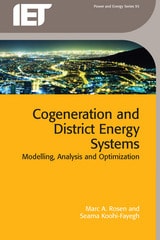 cover of Cogeneration and District Energy Systems: Modelling, analysis and optimization