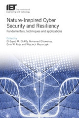 cover of Nature-Inspired Cyber Security and Resiliency: Fundamentals, techniques and applications