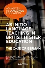 cover of Ab Initio Language Teaching in British Higher Education: The Case of German