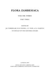 cover of Flora Zambesiaca Volume 3 Part 3: Papilionoideae