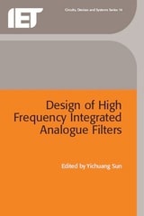 cover of Design of High Frequency Integrated Analogue Filters