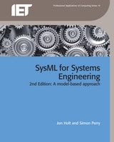 cover of SysML for Systems Engineering: A model-based approach
