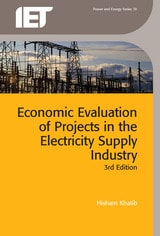 cover of Economic Evaluation of Projects in the Electricity Supply Industry