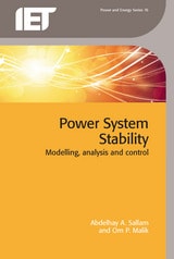 cover of Power System Stability: Modelling, analysis and control