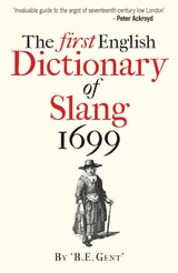 cover of The First English Dictionary of Slang, 1699