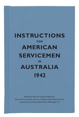 cover of Instructions for American Servicemen in Australia, 1942