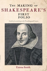 cover of The Making of Shakespeare's First Folio