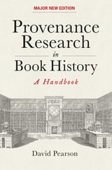 cover of Provenance Research in Book History: A Handbook