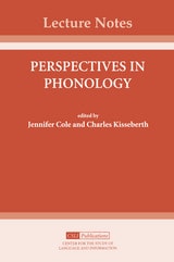 cover of Perspectives in Phonology