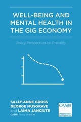 cover of Well-Being and Mental Health in the Gig Economy: Policy Perspectives on Precarity