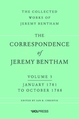 cover of Correspondence of Jeremy Bentham, Volume 3: January 1781 to October 1788