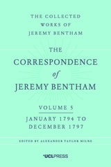 cover of Correspondence of Jeremy Bentham Volume 5: January 1794 to December 1797