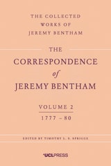 cover of Correspondence of Jeremy Bentham, Volume 2: 1777 to 1780
