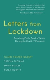 cover of Letters from Lockdown: Sustaining Public Service Values During the Covid-19 Pandemic