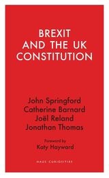 cover of Brexit and the UK Constitution