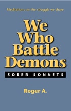 cover of We Who Battle Demons: Sober Sonnets