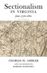 cover of Sectionalism in Virginia from 1776 - 1861