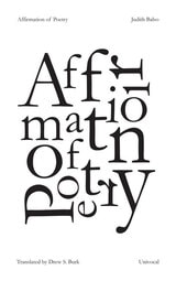 cover of Affirmation of Poetry