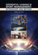 cover of Experiential Learning in Sport Management: Internships and Beyond, Third Edition