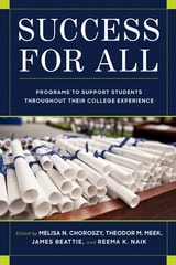 cover of Success for All: Programs to Support Students Throughout Their College Experience