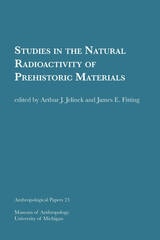 cover of Studies in the Natural Radioactivity of Prehistoric Materials