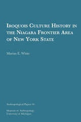 cover of Iroquois Culture History in the Niagara Frontier Area of New York State