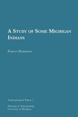 cover of A Study of Some Michigan Indians