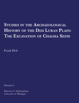 cover of Studies in the Archeological History of the Deh Luran Plain: The Excavation of Chagha Sefid
