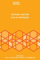 cover of Animals and the Law in Antiquity